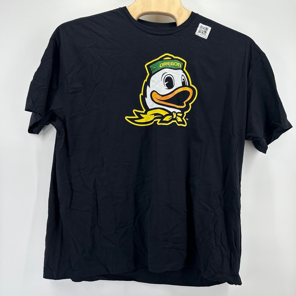 Fanatics Oregon Ducks T-Shirt Mens 3XL Black Fighting Duck Logo NCAA Graphic Tee